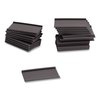 U Brands Magnetic Card Holders, 2 x 1, Black, PK25 5142U00-54